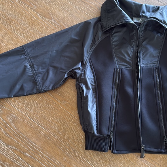 Adidas/Stella McCartney black nylon jacket Size XS - Picture 2 of 7